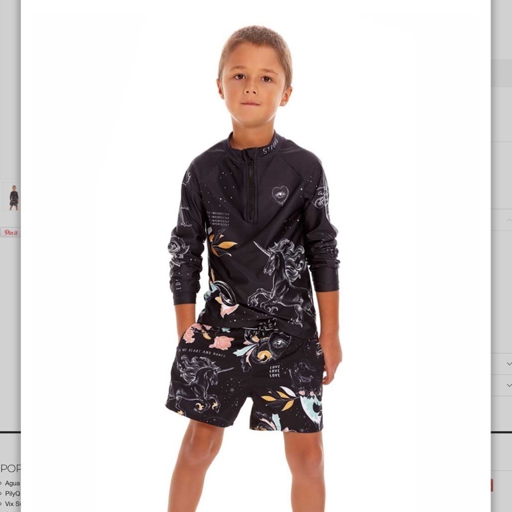 AGUA BENDITA BOYS SWIM SHORTS NICK MARE NWT - Picture 16 of 16